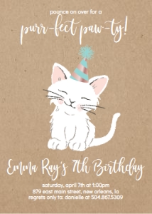 Birthday Kitten Kraft: Birthday Kitten Kraft