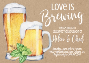 Engagement Love is Brewing Beer Hops: Engagement Love is Brewing Beer Hops