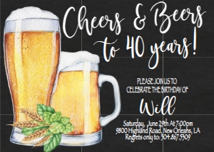 Birthday Cheers & Beers 40: Birthday Cheers & Beers 40