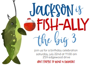 Birthday Fish Hook Big 3: Birthday Fish Hook Big 3