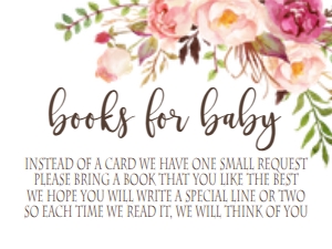 Baby Shower Boho Pink Floral Book Request: Baby Shower Boho Pink Floral Sip & See