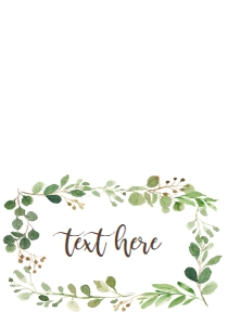 Food Tent card Greenery Single: Baby Shower Baby Is Brewing Bottle Beer Greenery