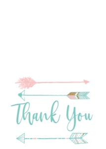 Thank You Pink Adventure Thank You NIS: Baby Shower Pink Gold Adventure Invitation 2 No SPD 535660004