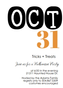 Oct 31 Halloween Party White design preview