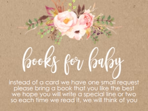 Kraft Pink Pumpkin Book Request: Baby Shower Pumpkin Greenery Kraft Variations