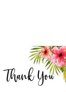 Thank You Aloha Thank You: Baby Shower Aloha Invitation 526894370