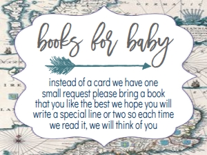 Baby Shower Adventure Map Grey Book Card: Baby Shower Adventure Map Grey Invite 502649164