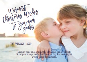 Warmest Christmas Wishes Card: Warmest Christmas Wishes Card