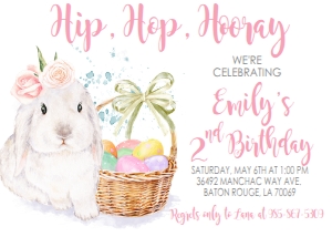 Birthday Bunny Pink: Birthday Bunny Pink