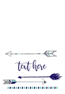 Food Tent Adventure Navy Aqua Single: Baby Shower Adventure Arrow Navy Aqua