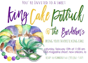 Mardi Gras King Cake Potluck 2: Mardi Gras King Cake Potluck 2