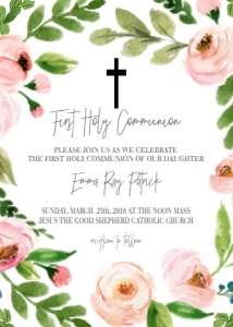 Communion Wreath Pink design preview