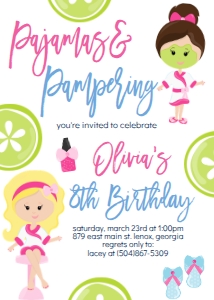 Birthday Spa Pajamas and Pampering: Birthday Spa Pajamas and Pampering