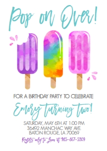 Birthday Popsicle Pink: Birthday Popsicle Pink