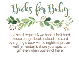 Baby Shower Greenery Wreath Green Book Card: Baby Shower Greenery Wreath Green 596002525