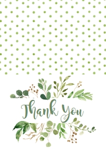 Thank You Greenery Wreath Green Thank You: Baby Shower Greenery Wreath Green 596002525