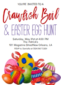 Crawfish Easter egg Hunt: Crawfish Easter egg Hunt