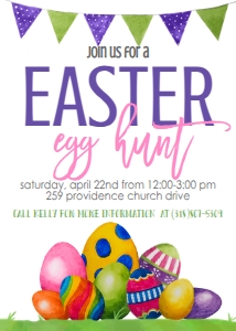 Easter egg hunt design preview