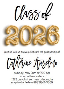 Graduation Party Foil Balloon Class of 2026: Graduation Party Foil Balloon Class of 2021