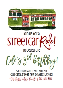 Birthday Streetcar: Birthday Streetcar