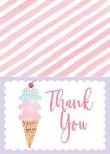 Thank You Ice Cream Purple Scallop: Thank You Ice Cream Purple Scallop