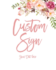 BSS Boho Pink Floral Custom: Baby Shower Boho Pink Floral Kit  623149531