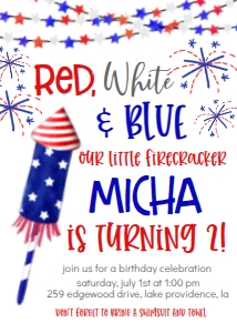 4th of July RWB 2nd birthday: 4th of July RWB 2nd birthday