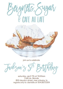 Birthday Beignet Blue: Birthday Beignet Blue