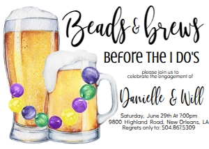 Mardi Gras Engagement Beads Brews: Mardi Gras Engagement Beads Brews