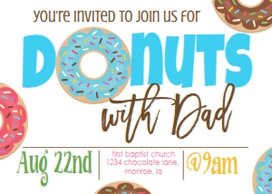 School Donuts with Dad: School Donuts with Dad
