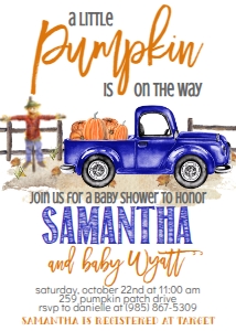 BS Blue Truck Pumpkin: BS Blue Truck Pumpkin