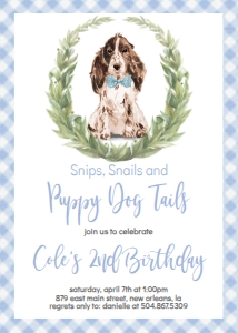 Birthday Dog Blue Springer Spaniel WC: Birthday Dog Blue Springer Spaniel WC