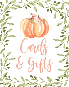 BSS Peach Pumpkin Cards and Gifts Sign: BSS Peach Pumpkin Late Night Diapers Sign
