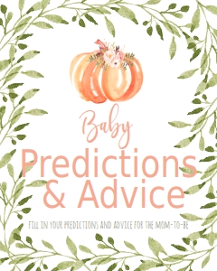 BSS Peach Pumpkin Advice Sign: BSS Peach Pumpkin Late Night Diapers Sign