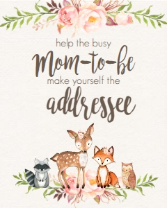 BSS Woodland Pink Floral Addressee: BSS Woodland Pink Floral Welcome