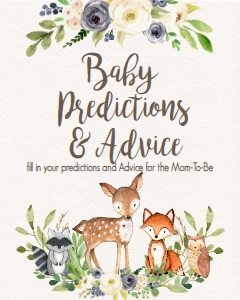 BSS Woodland Animals Blue Predictions: BSS Woodland Animals Floral Blue Welcome 8x10