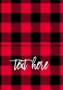 Winter Buffalo Plaid Food Tent: Christmas Winter Onederland Plaid Invitation