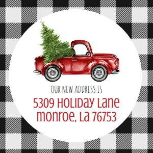 Holiday Plaid Social Media Address: Holiday Plaid Social Media Moving Message