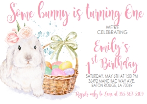 Birthday Bunny Pink One: Birthday Bunny Pink One