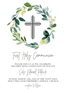 Communion Green Leaf Wreath: Communion Green Leaf Wreath