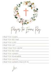 Prayers Card Cotton Gold: Communion Cotton Gold Frame