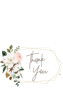 Cotton Gold Thank You: Communion Cotton Gold Frame