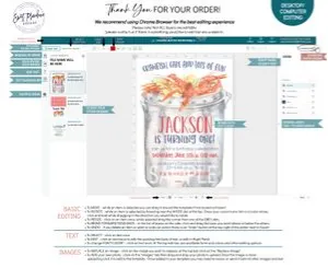 Instructions: Baby Shower Pink Floral Rustic Antler Invitation 554078373