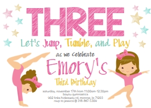 Birthday Gymnastics Blonde: Birthday Gymnastics Blonde