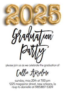 Graduation Party Foil Balloon 2023 design preview
