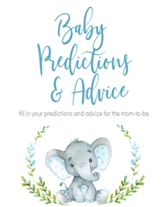 BSS Elephant Blue Predictions Advice: BSS Blue Elephant Welcome Sign 18x24