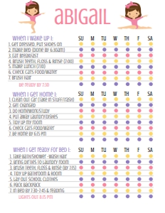 Chore Chart Gymnast: Chore Chart Gymnast