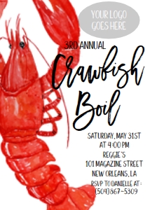 Crawfish Boil Company Logo design preview