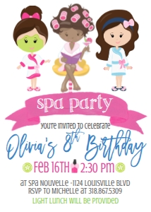 Birthday Spa Party BB: Birthday Spa Party BB