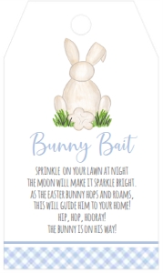 Easter Tag Bunny Bait Blue: Easter Tag Bunny Bait Blue